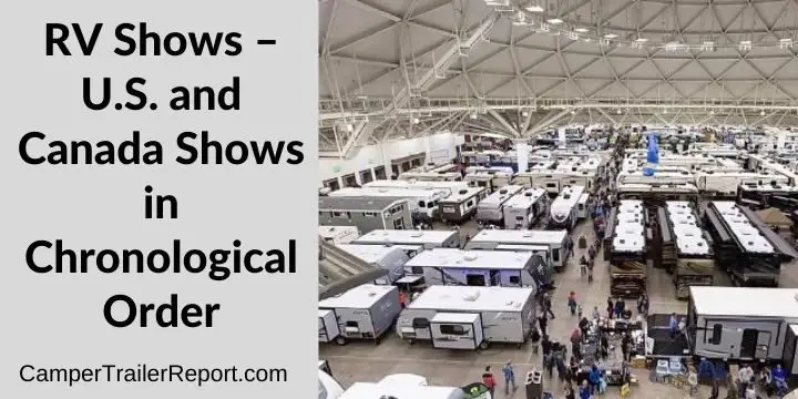 RV Shows 2020: U.S. and Canada Shows in Chronological Order
